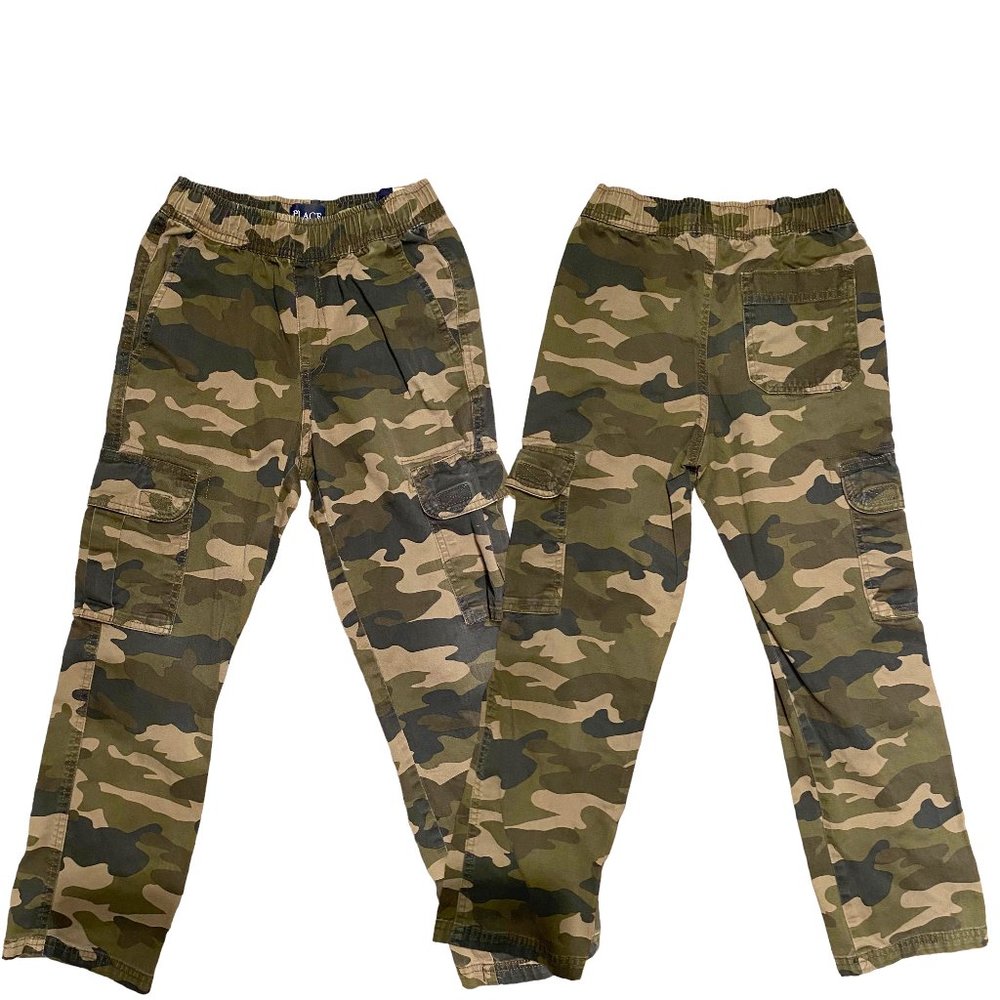 Boy's Children's Place Camouflage Pants Size:10